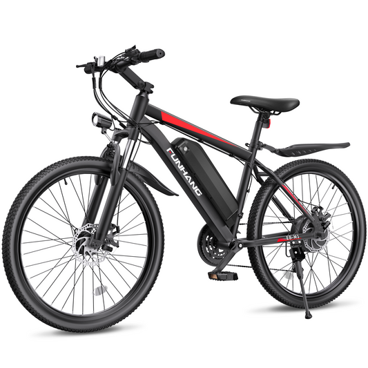 Electric Bike, 26'' 1000W Peak Ebike, Up to 50 Miles Electric Mountain Bike with 48V Removable Battery, Front Suspension, 7 Speed, UL 2849 Certified