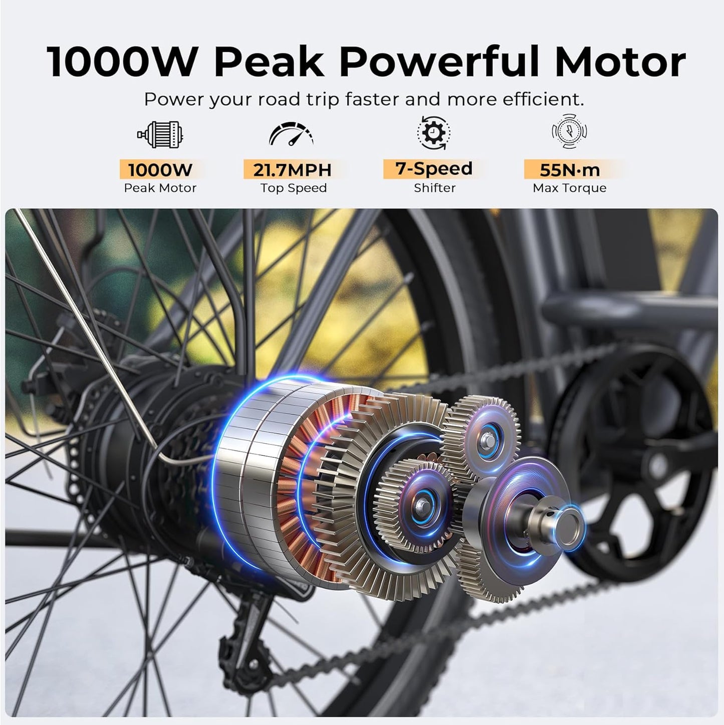 Funhang 26" City Cruiser Ebikes
